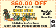 Discount Coupon for High Tide Tiki Tours